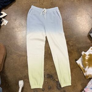 Blue Gradient Jogger Pants